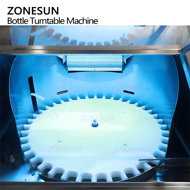 ZONESUN ZS-LP150 Teljesen automata kerek forgó műanyag palack Unscrambler válogató forgótányér