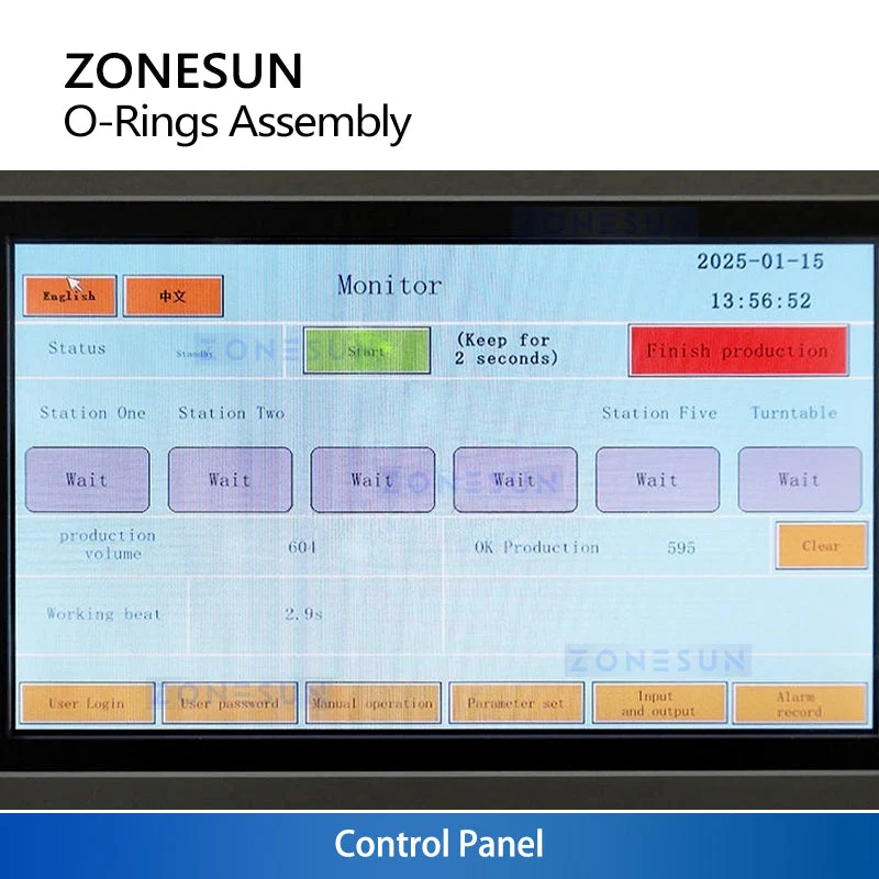 ZONESUN ZS-J0A02 Fully Automatic O-Ring Assembly & Sealing Machine Automatic Seal Applicator