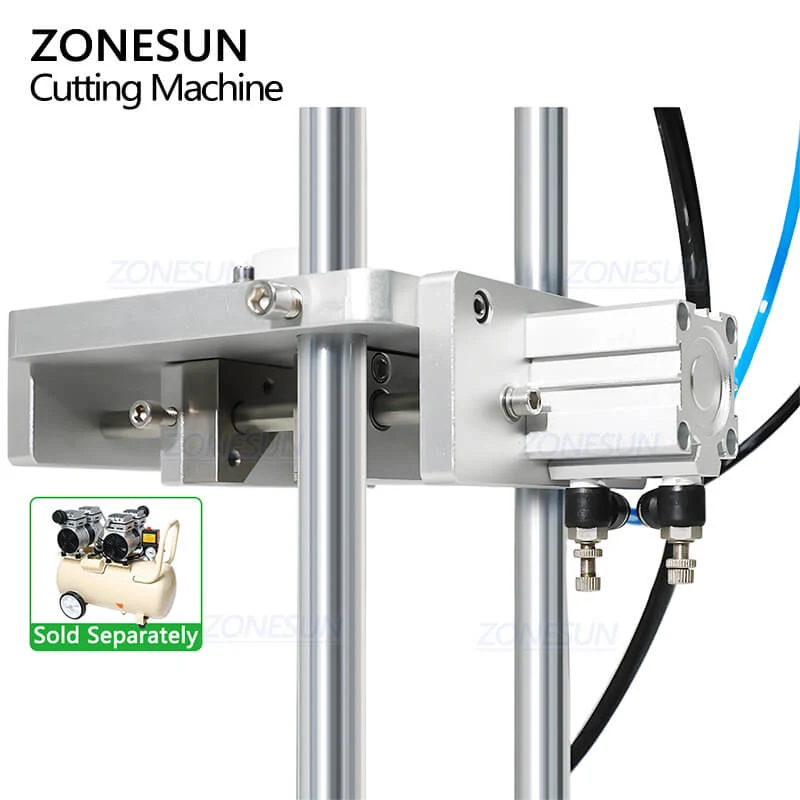 Zonesun ZS-JG300V asztali pneumatikus parfüm dip-cső V alakú vágógép