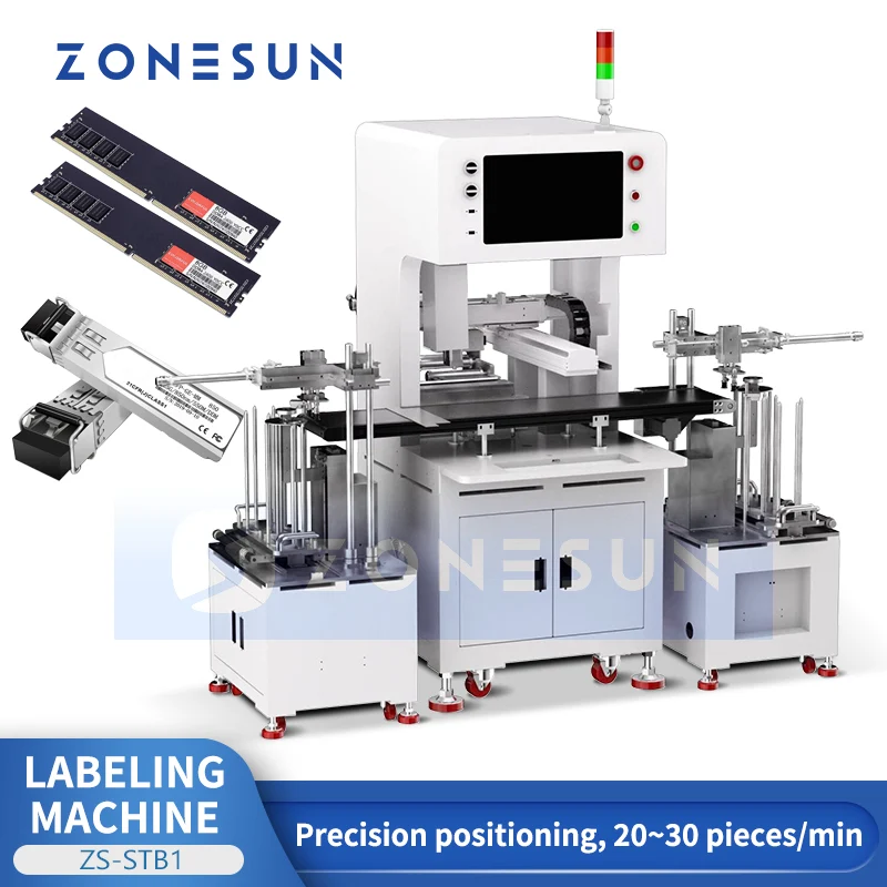 ZONESUN ZS-STB1 CCD Visual Flat Labeling Machine Feeder System