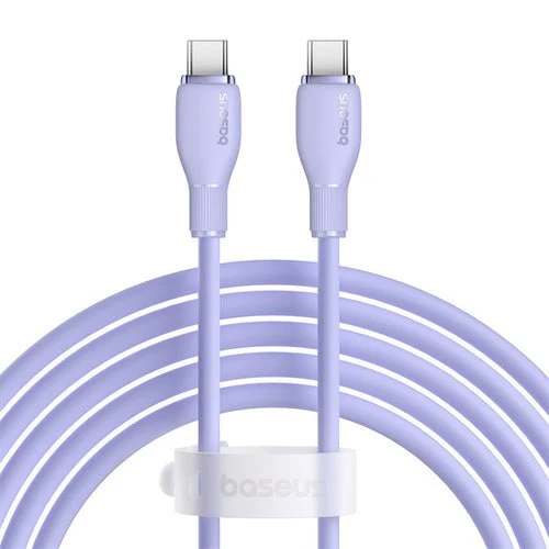Baseus Pudding 100W USB-C - 2m USB-C kábel - Lila