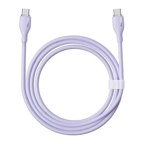 Baseus Pudding 100W USB-C - 2m USB-C kábel - Lila