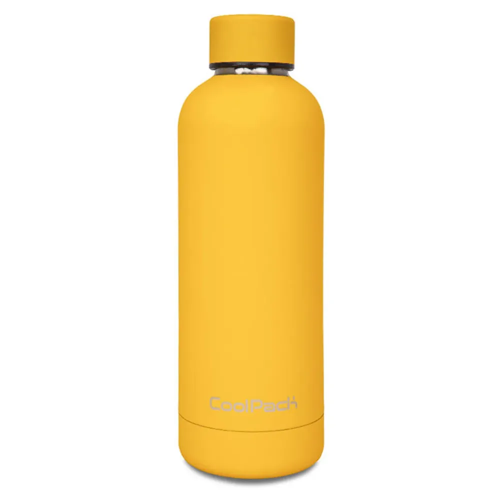 Coolpack termikus palack, 500ml, rozsdamentes acél, sárga, Bonet Z23005