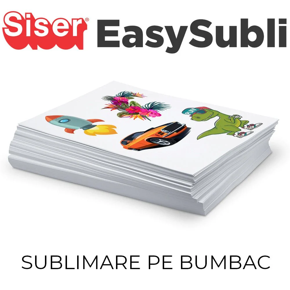 EASY SUBLI - Szublimációs fólia színes pamut pólók személyre szabásához - top 10 lap